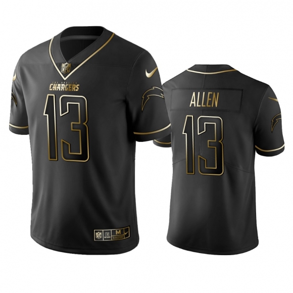 Chargers #13 Keenan Allen Men Stitched NFL Vapor Untouchable Limited Black Golden Jersey