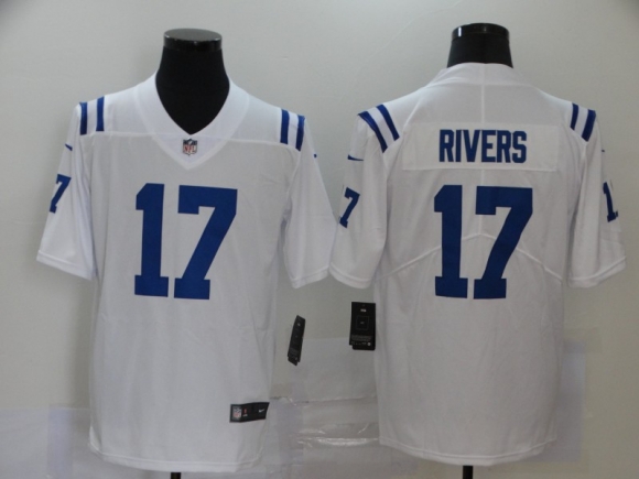 Men Indianapolis Colts #17 Philip Rivers White Vapor Untouchable Limited Stitched NFL Jersey