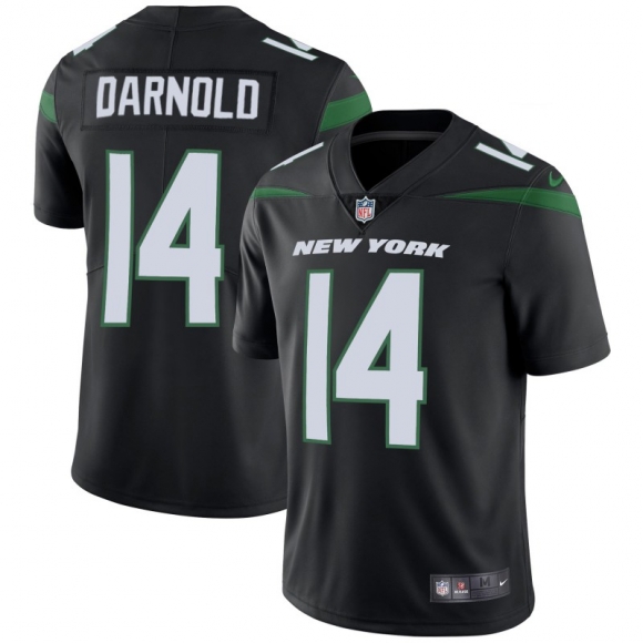 Men New York Jets #14 Sam Darnold Black Vapor Untouchable Limited Stitched NFL Jersey