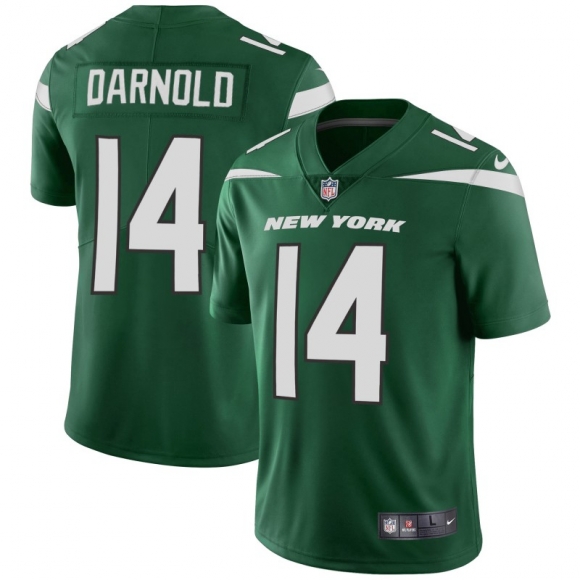 Men New York Jets #14 Sam Darnold Green Vapor Untouchable Limited Stitched NFL Jersey