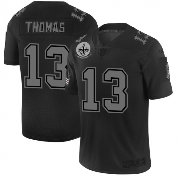 New Orleans Saints #13 Michael Thomas Men Nike Black 2019 Salute to Service Limited Stitched NFL Jersey