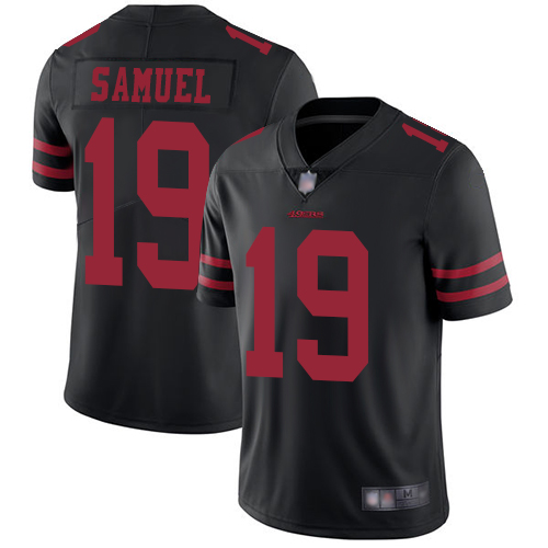 Nike 49ers #19 Deebo Samuel Black Alternate Men Stitched NFL Vapor Untouchable Limited Jersey