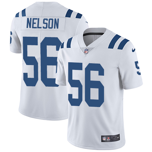 Nike Colts #56 Quenton Nelson White Men Stitched NFL Vapor Untouchable Limited Jersey