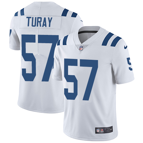 Nike Colts #57 Kemoko Turay White Men Stitched NFL Vapor Untouchable Limited Jersey