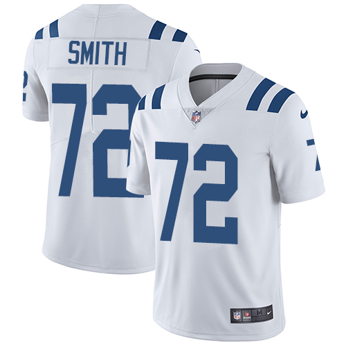 Nike Colts #72 Braden Smith White Men Stitched NFL Vapor Untouchable Limited Jersey