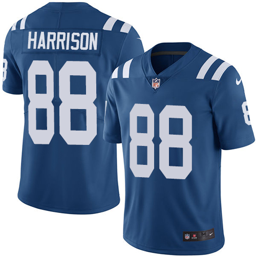 Nike Colts #88 Marvin Harrison Royal Blue Team Color Men Stitched NFL Vapor Untouchable Limited Jersey