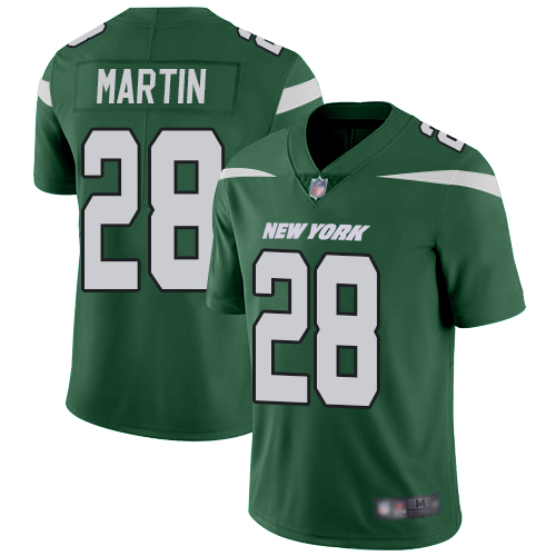 Nike Jets #28 Curtis Martin Green Team Color Men Stitched NFL Vapor Untouchable Limited Jersey