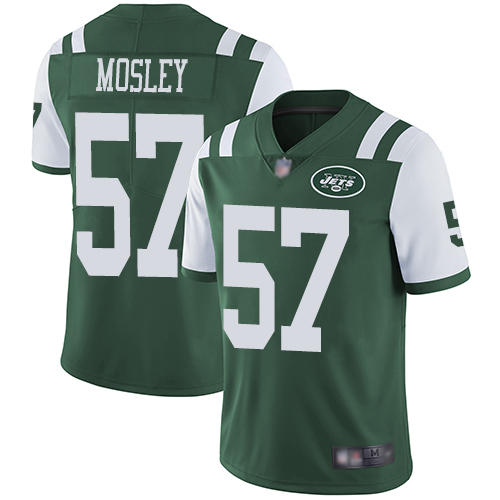 Nike Jets #57 C.J. Mosley Green Team Color Men Stitched NFL Vapor Untouchable Limited Jersey