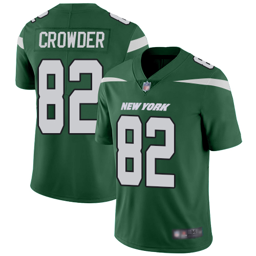 Nike Jets #82 Jamison Crowder Green Team Color Men Stitched NFL Vapor Untouchable Limited Jersey