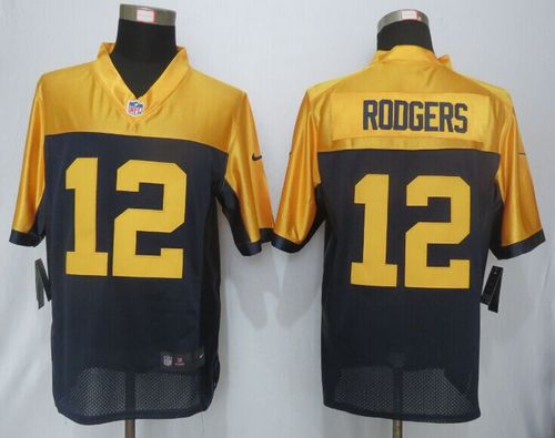 Nike Packers #12 Aaron Rodgers Navy Blue Alternate Men Stitched NFL New Limited Jersey