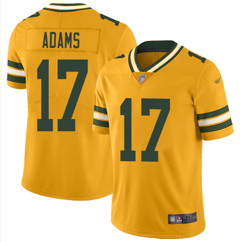 Nike Packers #17 Davante Adams Gold Men Stitched NFL Limited Inverted Legend Jersey