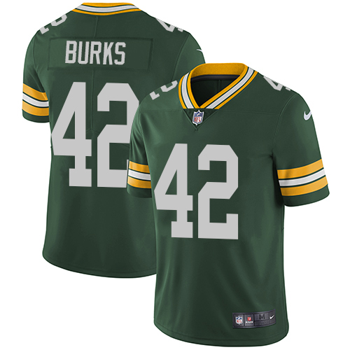 Nike Packers #42 Oren Burks Green Team Color Men Stitched NFL Vapor Untouchable Limited Jersey