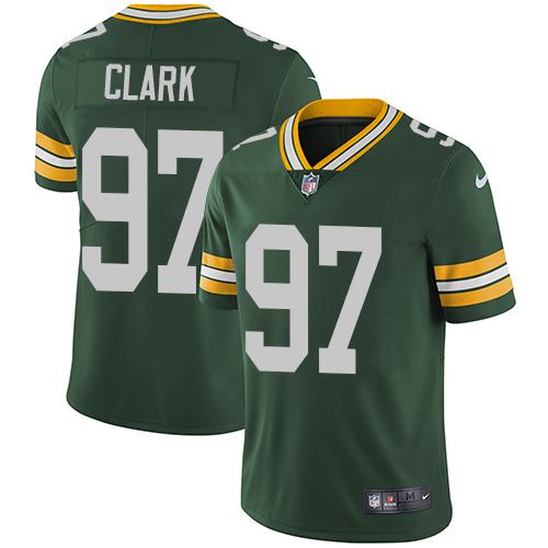 Nike Packers #97 Kenny Clark Green Team Color Men Stitched NFL Vapor Untouchable Limited Jersey