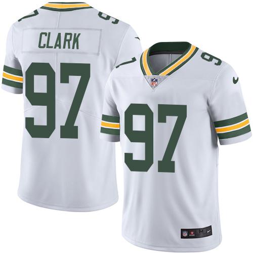 Nike Packers #97 Kenny Clark White Men Stitched NFL Vapor Untouchable Limited Jersey