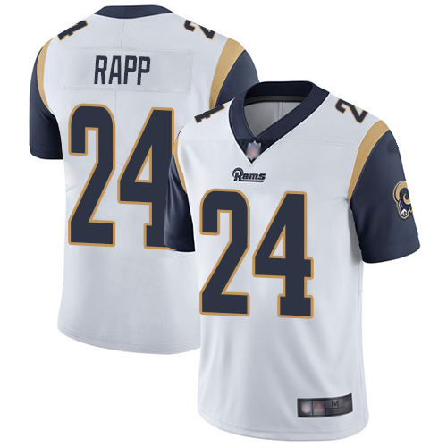 Nike Rams #24 Taylor Rapp White Men Stitched NFL Vapor Untouchable Limited Jersey