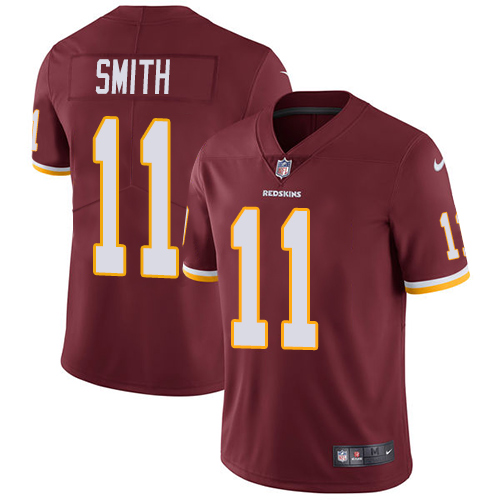 Nike Redskins #11 Alex Smith Burgundy Red Team Color Men Stitched NFL Vapor Untouchable Limited Jersey