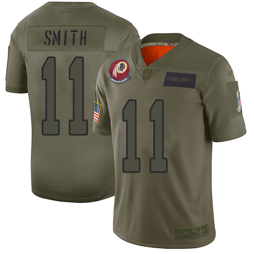 Nike Redskins #11 Alex Smith Camo Men Stitched NFL Limited 2019 Salute To Service Jersey
