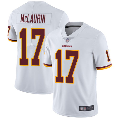 Nike Redskins #17 Terry McLaurin White Men Stitched NFL Vapor Untouchable Limited Jersey
