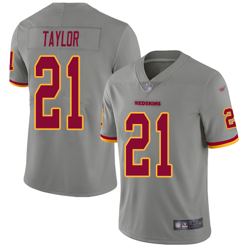 Nike Redskins #21 Sean Taylor Gray Men Stitched NFL Limited Inverted Legend Jersey