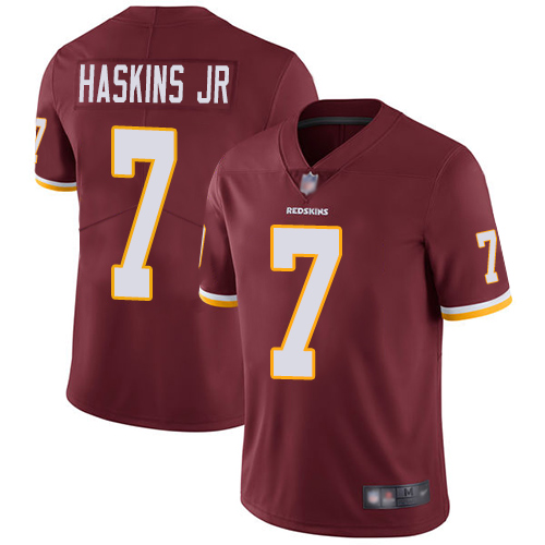 Nike Redskins #7 Dwayne Haskins Jr Burgundy Red Team Color Men Stitched NFL Vapor Untouchable Limited Jersey