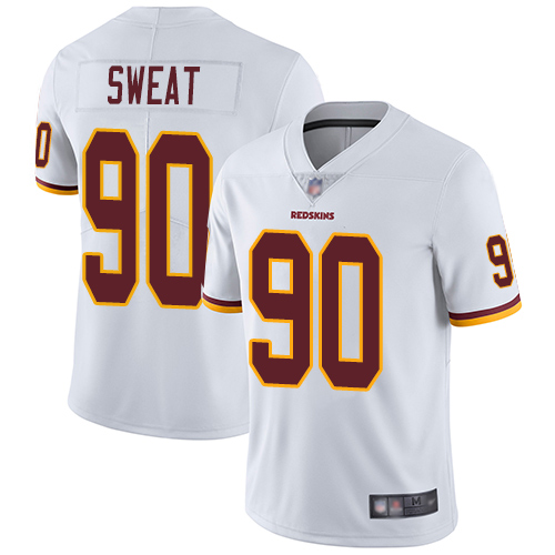 Nike Redskins #90 Montez Sweat White Men Stitched NFL Vapor Untouchable Limited Jersey
