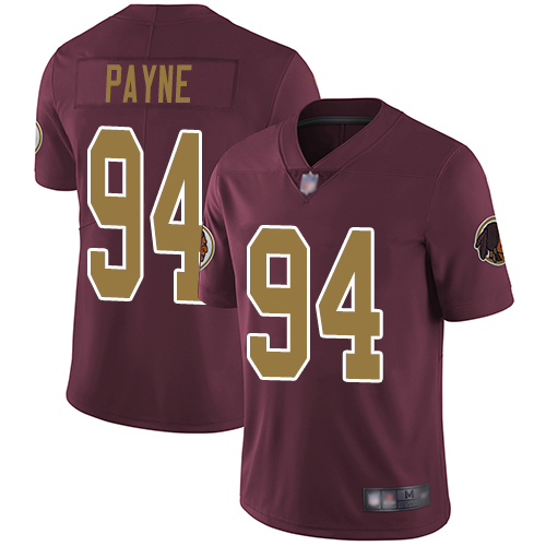 Nike Redskins #94 Da'Ron Payne Burgundy Red Alternate Men Stitched NFL Vapor Untouchable Limited Jersey