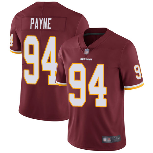 Nike Redskins #94 Da'Ron Payne Burgundy Red Team Color Men Stitched NFL Vapor Untouchable Limited Jersey