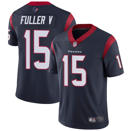 Nike Texans #15 Will Fuller V Navy Blue Team Color Men Stitched NFL Vapor Untouchable Limited Jersey