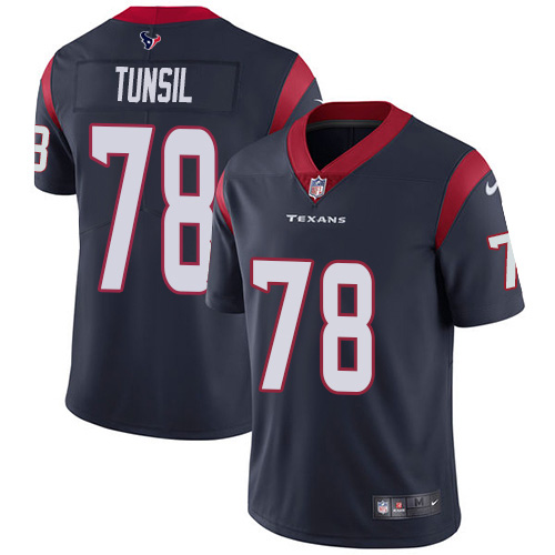 Nike Texans #78 Laremy Tunsil Navy Blue Team Color Men Stitched NFL Vapor Untouchable Limited Jersey