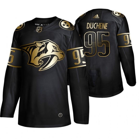 Adidas Predators #95 Matt Duchene Men 2019 Black Golden Edition Authentic Stitched NHL Jersey