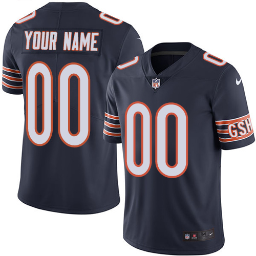 Bears ACTIVE PLAYER Navy Vapor Untouchable Limited Stitched NFL Jersey (Check Description If You Want Women Size)
