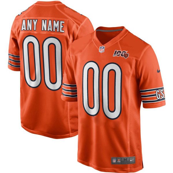 Bears ACTIVE PLAYER Orange Vapor Untouchable Limited Stitched NFL Jersey  (Check Description If You Want Women Size)