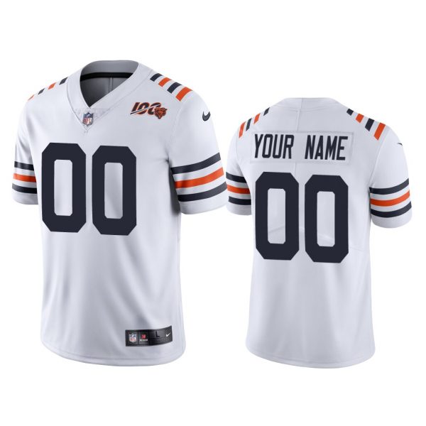 Bears ACTIVE PLAYER White Vapor Untouchable Limited Stitched NFL Jersey  (Check Description If You Want Women Size)