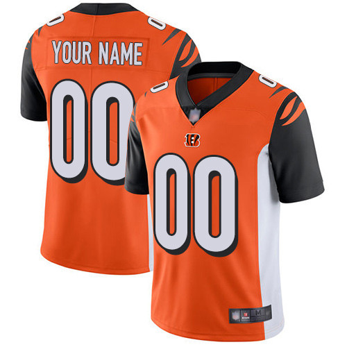Bengals ACTIVE PLAYER Orange Vapor Untouchable Limited Stitched NFL Jersey (Check Description If You Want Women Size)