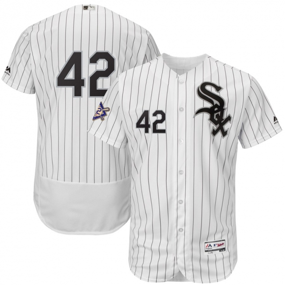 Chicago White Sox #42 Majestic 2019 Jackie Robinson Day Flex Base Jersey White