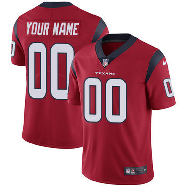 Houston Texans Red Team Color Vapor Untouchable Limited Stitched NFL Jersey
