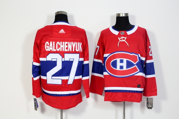 Men Adidas Montreal Canadiens #27 Alex Galchenyuk Red Stitched NHL Jersey