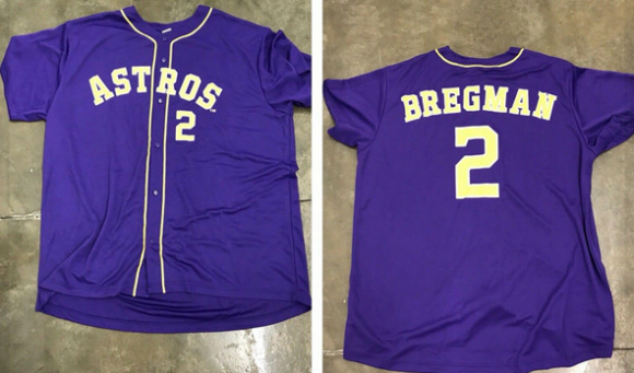 Men Houston Astros #2 Alex Bregman Cool Base Stitched Jersey