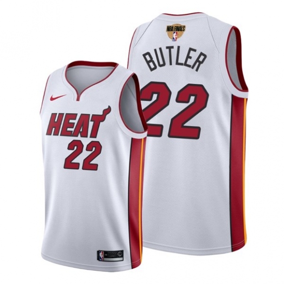 Men Miami Heat White #22 Jimmy Butler 2020 Finals Bound Association Edition Stitched NBA Jersey
