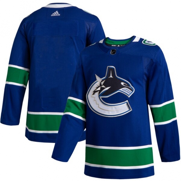 Men Vancouver Canucks Blank Adidas Blue 2019-20 Home Authentic NHL Jersey