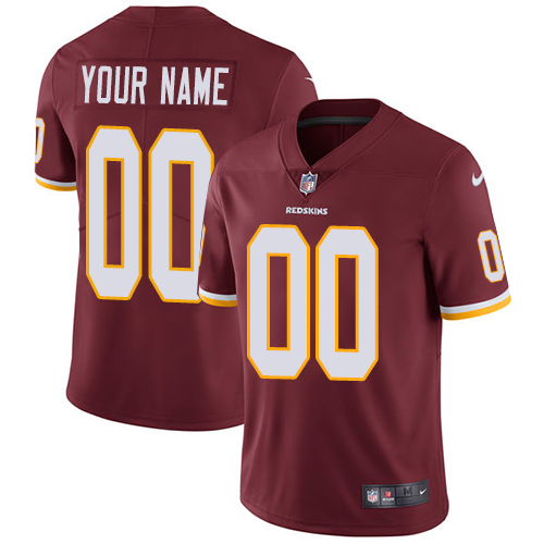 Redskins ACTIVE PLAYER Burgundy Red Vapor Untouchable Limited Stitched NFL Jersey (Check Description If You Want Women Size)