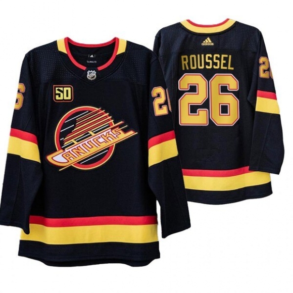 Vancouver Canucks #26 Antoine Roussel 50th Anniversary Skate 2019-20 Jersey