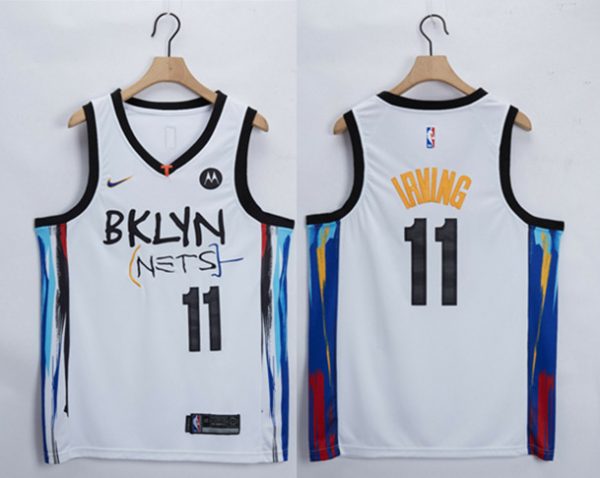 Brooklyn Nets Active Players white Stitched NBA Jersey