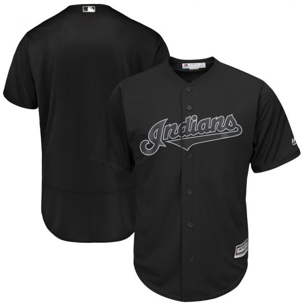 Cleveland Indians ACTIVE PLAYER Custom Black MLB Stitched Jersey