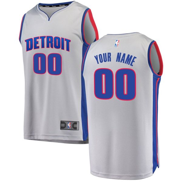 Detroit Pistons Active Player Custom Stitched NBA Jersey