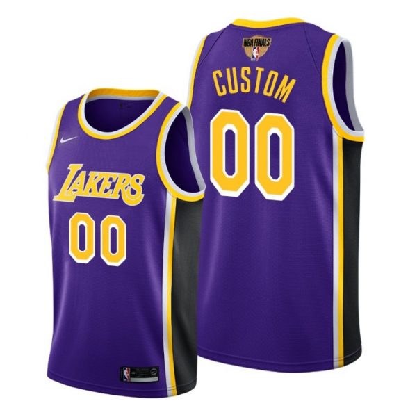 Los Angeles Lakers Active Player 2020 Purple Finals Bound Statement Edition Custom Stitched NBA Jersey
