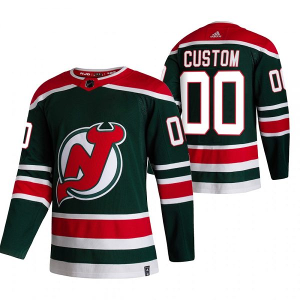 New Jersey Devils Custom Name Number Size NHL Stitched Jersey