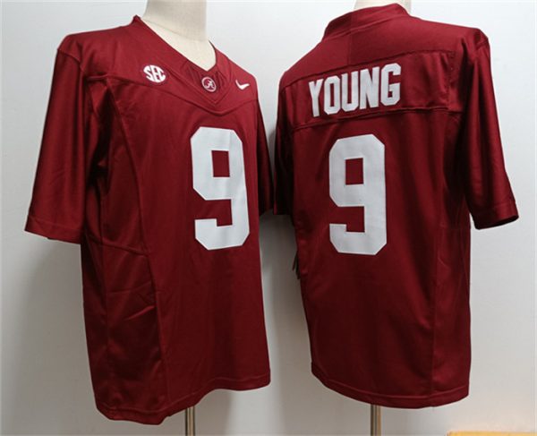 Men Alabama Crimson Tide #9 Bryce Young Red 2023 F.U.S.E. Stitched Football Jersey