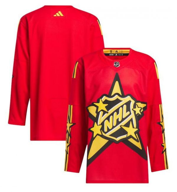 Men All-Star Game 2024 Red adidas x drew house Primegreen Stitched Hockey Jersey