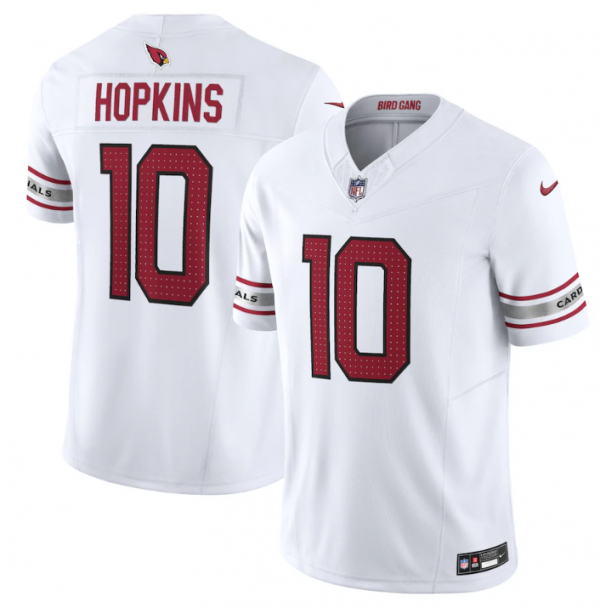 Men Arizona Cardinals #10 DeAndre Hopkins White Vapor Untouchable F.U.S.E. Limited Stitched Football Jersey